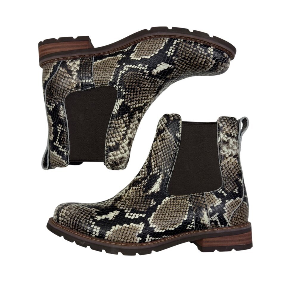 Ariat Western/Southwestern Snakeprint Wexford Chelsea Boot Women's Size 8 - Picture 2 of 12